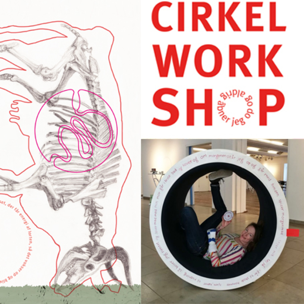 workshop · Cirkeldigte, poesi der gør dig rundtosset · til skoler